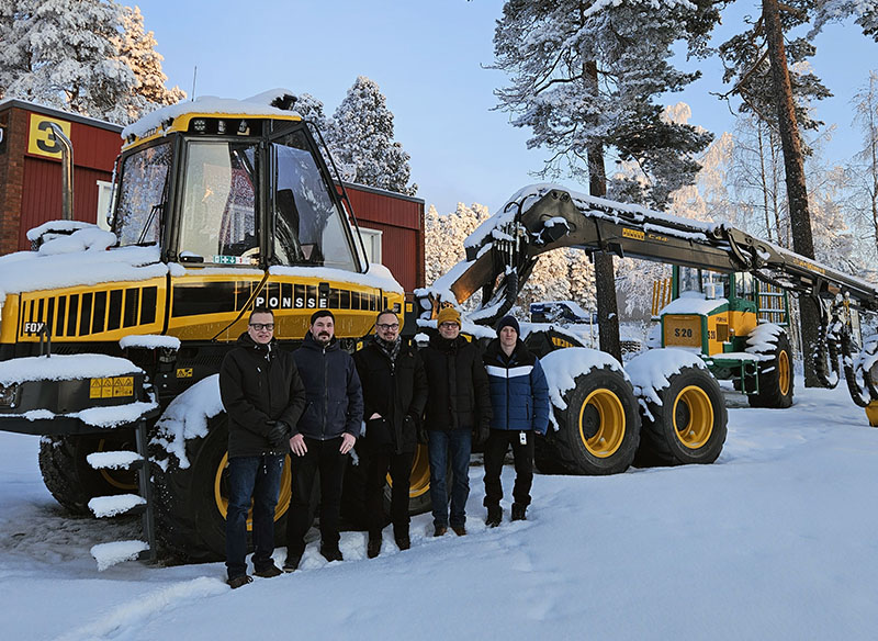 Freiman's project team visiting Iisalmi.